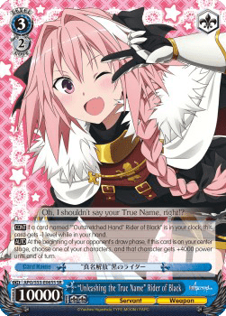 "Unleashing the True Name" Rider (V.2 - Super Rare)