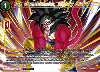 10x Kamehameha, Mighty Blast (V.1 - Expansion Rare)