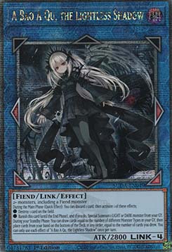A Bao A Qu, the Lightless Shadow (V.2 - Quarter Century Secret Rare)