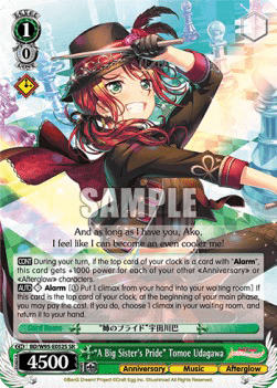 "A Big Sister's Pride" Tomoe Udagawa (V.2 - Super Rare)