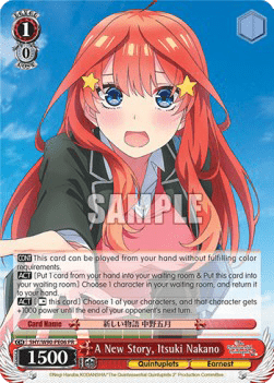 A New Story, Itsuki Nakano (V.1 - Promo)