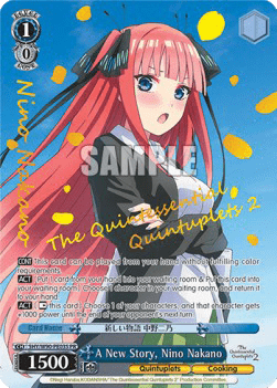 A New Story, Nino Nakano (V.2 - Super Rare)