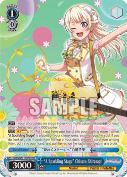 "A Sparkling Stage" Chisato Shirasagi (V.4 - Feature Rare)