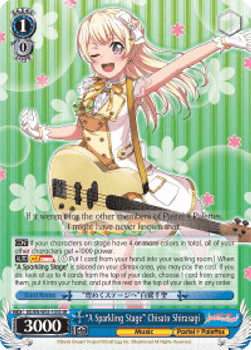 "A Sparkling Stage" Chisato Shirasagi (V.3 - Super Rare)