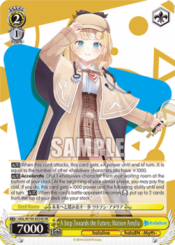 A Step Towards the Future, Watson Amelia (V.2 - Super Rare)