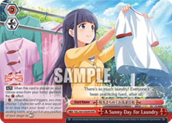 A Sunny Day for Laundry (V.2 - Triple Rare)