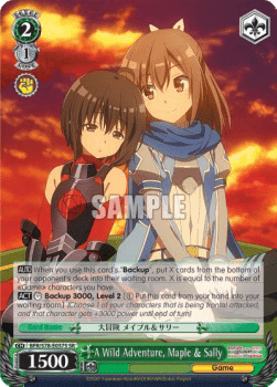 A Wild Adventure, Maple & Sally (V.2 - Super Rare)