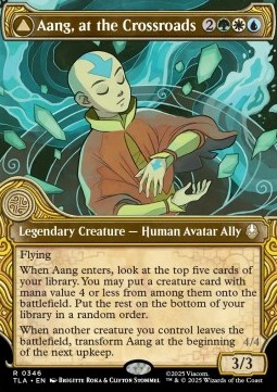 Aang, at the Crossroads // Aang, Destined Savior (V.2)
