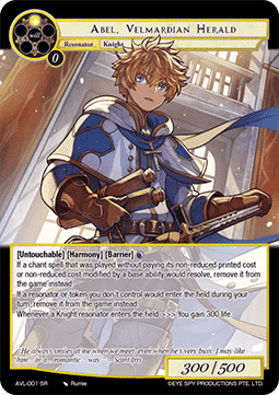 Abel, Velmardian Herald