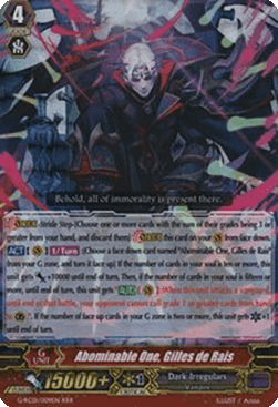 Abominable One, Gilles de Rais [G Format] (V.2 - Triple Rare)