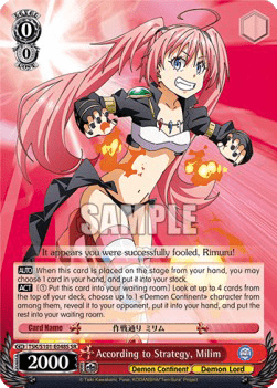 According to Strategy, Milim (V.2 - Super Rare)