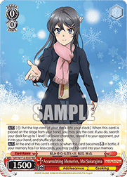 Accumulating Memories, Mai Sakurajima (V.1 - Double Rare)