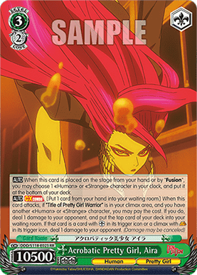 Acrobatic Pretty Girl, Aira (V.1 - Double Rare)