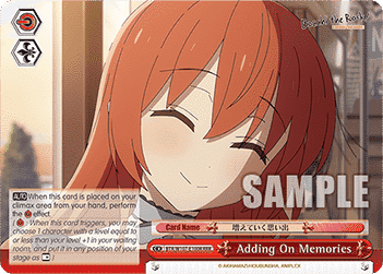 Adding On Memories (V.2 - Triple Rare)