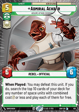 Admiral Ackbar, Assume Attack Coordinates (V.2)