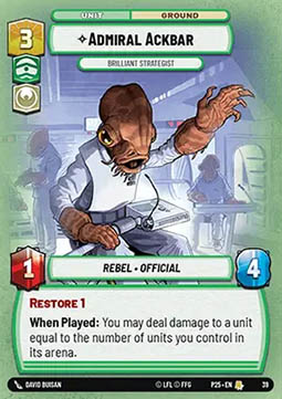 Admiral Ackbar, Brilliant Strategist