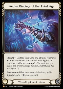 Aether Bindings of the Third Age (Cold Foil)