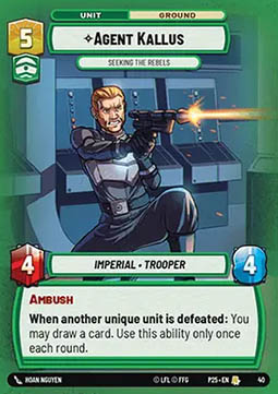 Agent Kallus, Seeking the Rebels