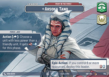 Ahsoka Tano, Trust in the Force (V.2)