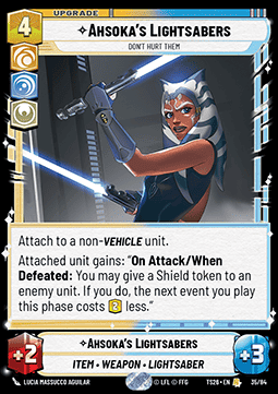 Ahsoka's Lightsabers, Don't Hurt Them