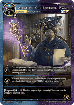 All-Seeing One Professor, P'Zain // P'Zain, Bearer of the Mind Key