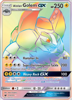 Alolan Golem GX  (CIN 113)