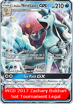 Alolan Ninetales GX  (WCD17 GRI 22)