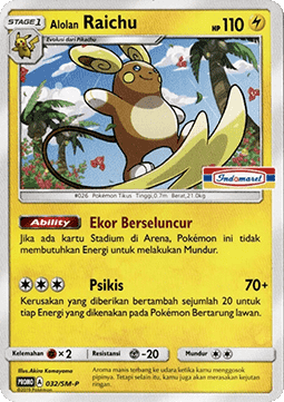 Alolan Raichu  (SM-P/ID 032)