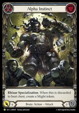 Alpha Instinct (Extended Art Rainbow Foil)