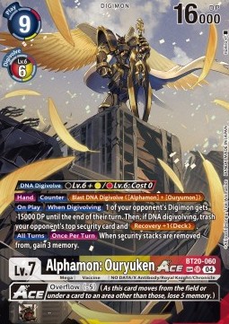Alphamon: Ouryuken Ace (BT20-060) (V.3)