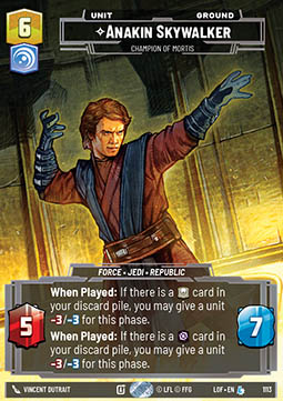 Anakin Skywalker, Champion of Mortis (V.4)