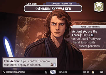 Anakin Skywalker, Tempted by the Dark Side (V.2)