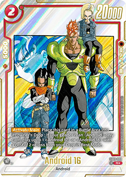Android 16 (SB01-002) [Fusion World] (V.2 - Alternate Art)