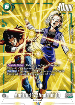 Android 17 / Android 18 (FB01-078) [Fusion World] (V.2 - Alternate Art)