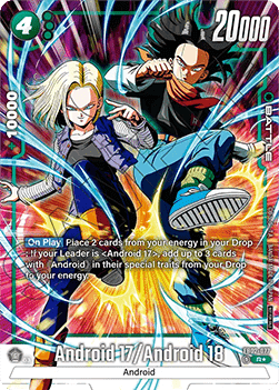 Android 17 / Android 18 (FB02-077) [Fusion World] (V.2 - Rare)