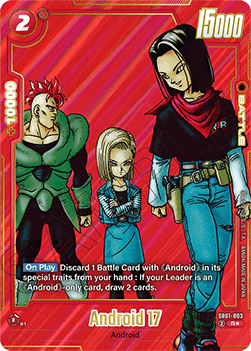Android 17 (SB01-003) [Fusion World] (V.2 - Alternate Art)
