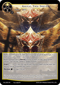 Angelic Twin Shields
