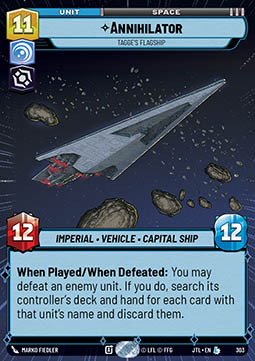 Annihilator, Tagge's Flagship (V.1)