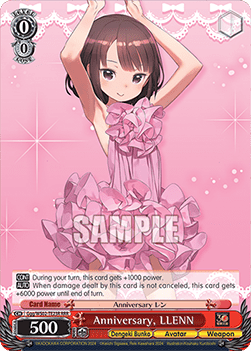 Anniversary, LLENN (V.2 - Triple Rare)