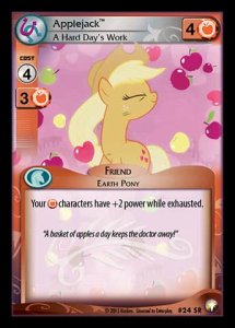 Applejack *A Hard Day's Work*