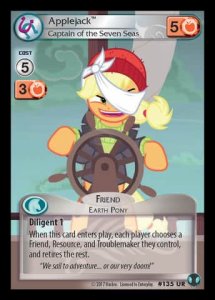 Applejack *Captain of the Seven Seas* (V.1 - Ultra Rare)