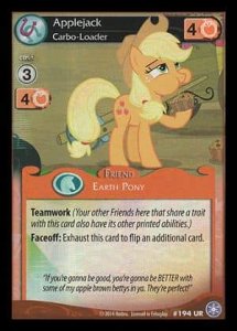 Applejack *Carbo-Loader* (V.1 - Ultra Rare)