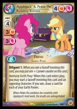Applejack & Pinkie Pie *Backdrop Builders*