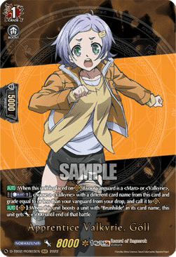 Apprentice Valkyrie, Göll [D Format] (V.2 - Feature Rare)