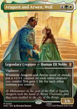 Aragorn and Arwen, Wed (V.1)