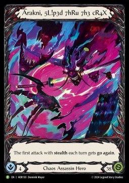 Arakni, Slipped Through The Cracks (Cold Foil)