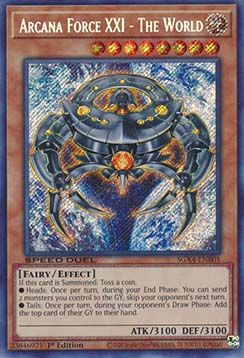 Arcana Force XXI - The World (V.2 - Secret Rare)