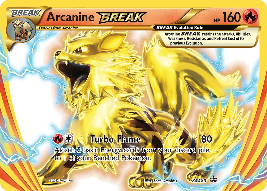 Arcanine BREAK  (XYPR 180)