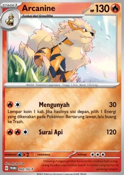 Arcanine  (SV-P/ID 002)