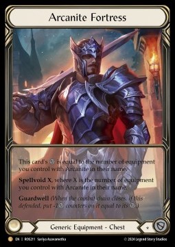 Arcanite Fortress (Extended Art Cold Foil)